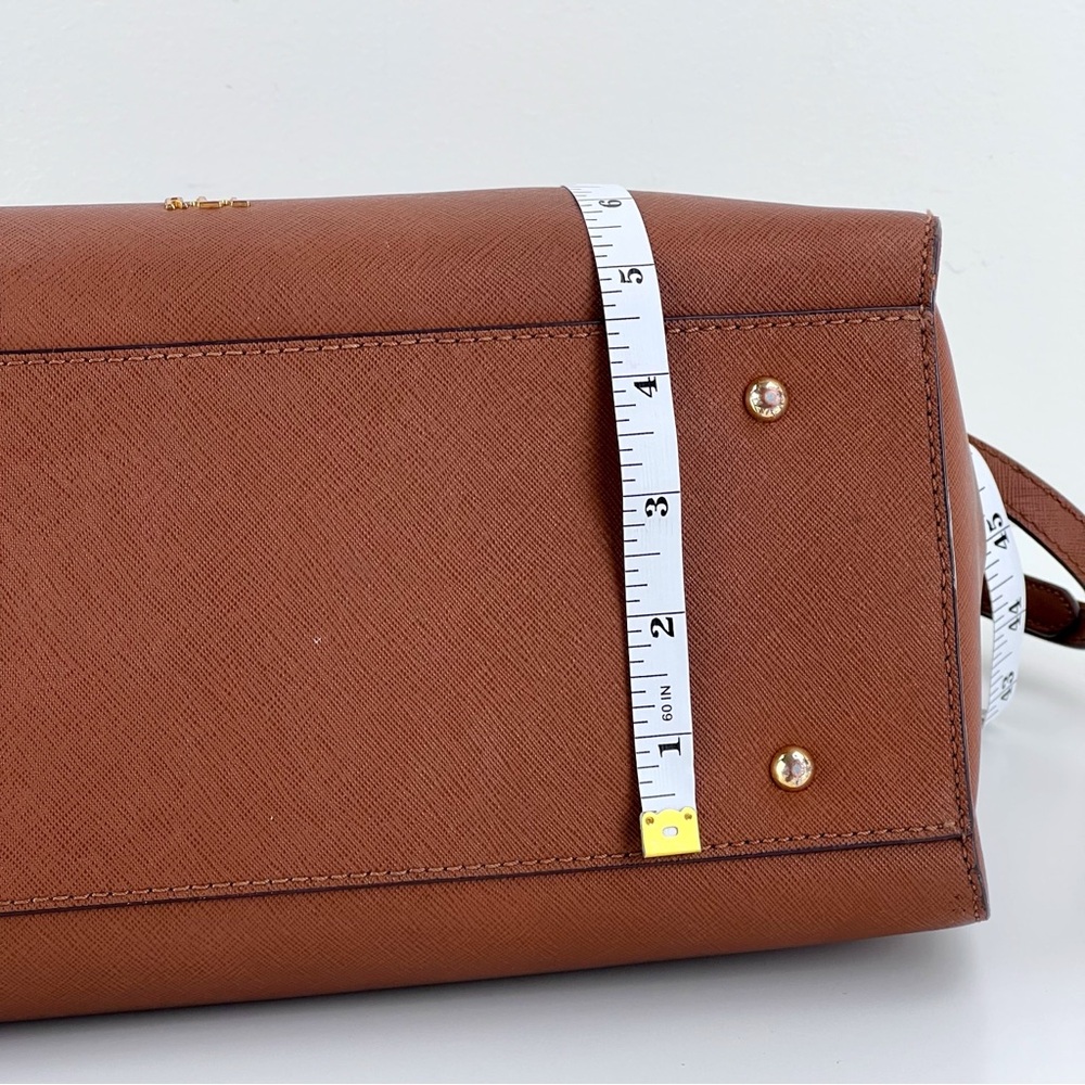 Ralph Lauren Double RL Brown Leather Tote - Picture 12 of 12